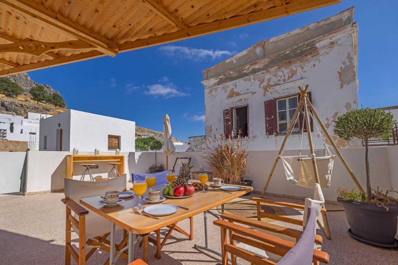 Filigrana Villa Lindos Buitenkant foto